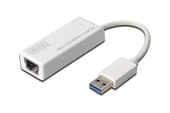 Digitus USB 3.0 Gigabit Ethernet Adaptörü, 1 x 10/100/1000 RJ45 Dişi Yuva, USB-A Erkek Konnektör<br>
Digitus USB 3.0 to Gigabit Ethernet Adapter USB-A Male, 10/100/1000 Mbps, USB 3.0 - 1