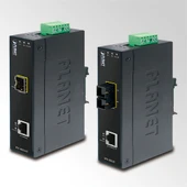 Endüstriyel Tip Media/Rate Converter <br>
10/100Base-TX <--> 100Base-FX (SM, 15 km)<br>
(-40 ~ +75 Derece C)<br>
10/100Base-TX to 100Base-FX Industrial Media Converter - 15km, - 1