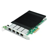 4-Port 10/100/1000T 802.3at PoE+ PCI Express Sunucu Kartı (120W PoE bütçe, PCIe x4, -10~60 derece C)<br>
4-Port 10/100/1000T 802.3at PoE+ PCI Express Server Adapter (120W PoE budget, PCIe x4, -1 - 1