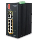 Endüstriyel Tip Yönetilemeyen PoE+ Switch (Industrial Unmanaged PoE+ Switch)<br>
8-Port 10/100TX IEEE 802.3at/af PoE+ Injector (Port başına 30.8 watt) (PoE Güç Bütçesi maks. 240 watt)<br> - 1