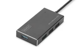 Digitus 4 Port USB 3.0 Hub, 5V/2A güç adaptörü dahil, alüminyum - 1