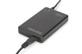 Digitus Notebook İçin 90W Güç Adaptörü, 11 farklı adaptör fişli, USB port ile şarj imkanı - 1