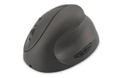 Kablosuz Ergonomik Optik Mouse, 6 Düğmeli, 2.4GHz, şarj edilebilir batarya, siyah renk, USB nano alıcı ve 3.5  şarj edilebilir kablo dahil - 1
