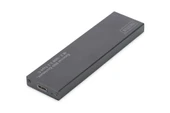Digitus Harici M.2 SATA SSD Kutusu,  Bağlantı arayüzü USB 3.1 Tip C, alüminyum gövde, siyah renk, çip takımı EP9461E - 1