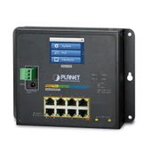 Endüstriyel Duvar Tip Yönetilebilir Switch (Industrial Wall-Mount Managed Switch)<br>
8-Port 10/100/1000T IEEE 802.3at/af PoE+ Injector Port (Port başına 30.8 watt) (PoE Güç Bütçesi maks. 240 Wa - 1