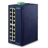 Endüstriyel 16-Port 10/100TX Fast Ethernet Switch (-40~75 derece C)<br>
Industrial 16-Port 10/100TX Fast Ethernet Switch (-40~75 degrees C) - 1