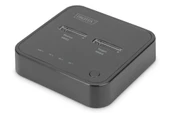 Digitus Çift Yuvalı M.2 NVME SSD'ler için Docking Station, Çevrimdışı Klonlama Özelliği, Bağlantı USB-C<br>
Digitus Dual M.2 NVME SSD Docking Station With Offline Clone Function, USB-C - 1