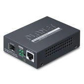 10/100/1000BASE-T to 100/1000BASE-X SFP Managed Media Converter - 1