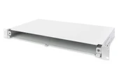Digitus Sürgülü Boş Fiber Optik Sonlandırma Kutusu, Kilit Mekanizmalı, 1U, Ön Panel Haricen Temin Edilir, M20/M25 Vidalar Dahil, Gri Renk<br>
Digitus Fiber Optic Splice Box, Extendible, Quick Lo - 1