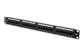 Digitus CAT 6, E Sınıfı Patch Panel, zırhsız (unshielded), siyah renk<br>
Digitus CAT 6, Class E Patch Panel, unshielded, black - 1