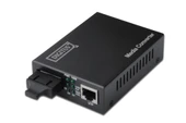 Digitus Media/Rate Converter, 10/100Base-TX - 100Base-FX (Singlemode 20 km, SC) - 1