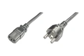 Digitus Güç Kablosu, CEE 7/7 (Typ-F) - C13 Erkek/Dişi, 1.8 metre, H05VV-F3G 0.75qmm, siyah renk<br>
Digitus Power Cord, CEE 7/7 (Typ-F) - C13 M/F, 1.8m, H05VV-F3G 0.75qmm, black - 1