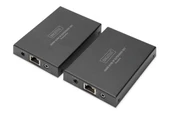 Digitus IP HDMI KVM (Keyboard/Video Monitor/Mouse) Sinyal Uzatma Cihazı, Alıcı (Receiver) ve Verici (Transmitter) Birim dahil, 150 metre, USB Konsol, ESD korumalı, maksimum çözünürlük 1080p<br> - 1