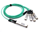 Beek 40G QSFP+ <-> 4x10G SFP+, Aktif Fiber Optik Kablo (AOC), 5 metre<br>
Beek 40G QSFP+ to 4x10G SFP+, AOC Cable, 5 meters - 1