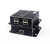 Beek Cat 5 USB 2.0 Sinyal Uzatma Cihazı,  Alıcı (Receiver) ve Verici (Sender) Birim dahil, 4 Port USB 2.0 Hub, 60 metre, alüminyum<br>
Beek USB 2.0 Extender 60m - 1
