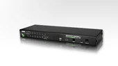 16 Port PS/2-USB KVMP™(Keyboard/Video Monitor/Mouse) Periferi (Çevre Cihazlarla (USB) Bağlantı Kurabilir) Switch, 1 portlu USB (1.1) Hub, OSD fonksiyonlu, Kabin Tipi, KVM bağlantı kablosu ilave olarak - 1