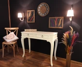 Wooding Mobilya 100 Cm Çekmeceli Masif Krem Dresuar thumbnail 2