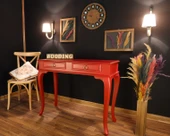 Wooding Mobilya 100 Cm Çekmeceli Masif Kırmızı Dresuar thumbnail 2