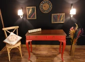 Wooding 110 Cm Çekmeceli Masif Kırmızı Ceviz Dresuar - 4