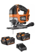 AEG BST 18BLX2-402  Çift Akülü 18 volt Dekupaj - 1