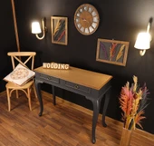 Wooding 110 Cm Çekmeceli Masif Antrasit Natürel Dresuar thumbnail 1