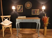Wooding 110 Cm Çekmeceli Masif Gri Natürel Dresuar - 2