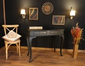 Wooding 110 Cm Çekmeceli Masif Siyah Dresuar thumbnail 3