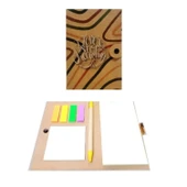 NotYaz 100x150 Never Stop Dreaming 50 Yaprak Kilitli Kraft Bloknot (KB-1728) thumbnail 1