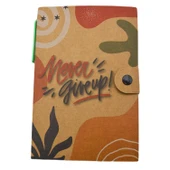 NotYaz 100x150 Never Give Up 50 Yaprak Kilitli Kraft Bloknot (KB-1742) thumbnail 2