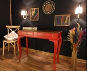 Wooding Mobilya 120 Cm Çekmeceli Masif Kırmızı Ceviz Dresuar thumbnail 3