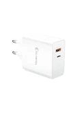 30w çift çıkış şarj adaptörü Iphone- Redmi- Samsung uyumlu- Usb ve Type C çıkışlı başlık - 1