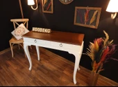 Wooding Mobilya 120 Cm Çekmeceli Masif Beyaz Ceviz Dresuar - 5