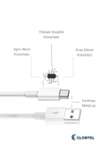 GLOBTEL Samsung Xiaomi Realme Uyumlu Type-C 67w Hızlı Şarj ve Data Kablosu 1.0m - 2