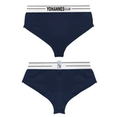 Yohannes Club, Kadın Lastik Kemerli Hipster Külot, Çok Renkli, Çoklu Paket, 5'li Paket thumbnail 8