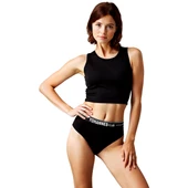 Yohannes Club, Kadın Lastik Kemerli Hipster Külot, Çok Renkli, Çoklu Paket, 5'li Paket thumbnail 2