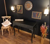 Wooding Mobilya 120 Cm Çekmeceli Masif Siyah Dresuar thumbnail 3