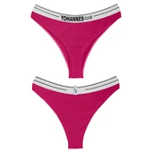 Yohannes Club, Kadın Lastik Kemerli Brazilian Külot, Çok Renkli, Çoklu Paket, 5'li Paket thumbnail 8