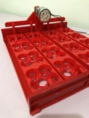 16 Tavuk 64 Bıldırcın Yumurta Viyolü 1-240 Rpm Motor Dahil 30 x 29 x 14 cm thumbnail 2