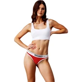 Yohannes Club, Kadın Lastik Kemerli Tanga Külot, Çoklu Renk, Çoklu Paket, 4'lü Paket thumbnail 3