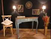 Wooding Mobilya 120 Cm Çekmeceli Masif Gri Natürel Dresuar thumbnail 1