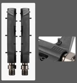 Promend Renkli Platform Pedal MTB Freeride Kaymaz Rulmanlı Plastik Pedal Ultra Hafif Turuncu Renk thumbnail 8