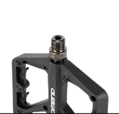 Promend Renkli Platform Pedal MTB Freeride Kaymaz Rulmanlı Plastik Pedal Ultra Hafif Turuncu Renk thumbnail 12