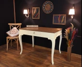 Wooding Mobilya 100 Cm Çekmeceli Masif Krem Natürel Çalışma Masası - 4