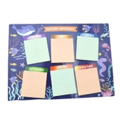 Not Yaz 29x21 50 Yaprak 6 Blok Başarı Haftalık Planlayıcı Deniz Hayvanları (BH-3662) thumbnail 1