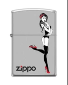 Zippo Sexy Pin Up Woman Dizayn Çakmak thumbnail 1