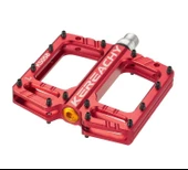 Kereachy 3 Rulmanlı Ultralight Alüminyum Alaşımlı Mtb Bmx Geniş Platform Bisiklet Pedalı Kırmızı thumbnail 1
