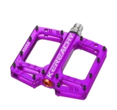Kereachy 3 Rulmanlı Ultralight Alüminyum Alaşımlı Mtb Bmx Geniş Platform Bisiklet Pedalı Mor thumbnail 1