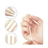 Marcham Ahşap Et Itici 100'lü Manikür Çubuğu - 1