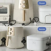 2li Kablo Tutucu Silikon Kordon Sarıcı Kablo Yönetici Klips thumbnail 2