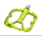Kereachy 3 Rulmanlı Alüminyum Alaşımlı Mtb Freeride Bmx Geniş Platform Bisiklet Pedalı Yeşil thumbnail 2